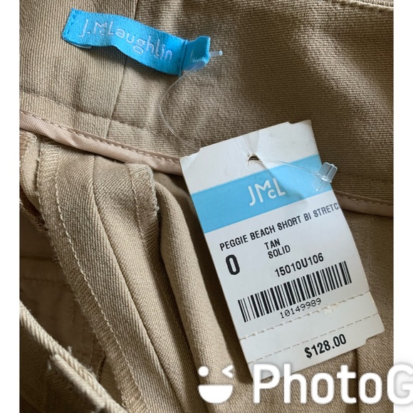 NWT J. McLaughlin Tan Shorts Size 0 $128! - Picture 5 of 6
